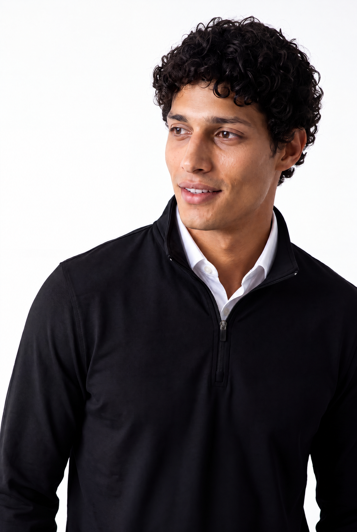 3 way stretch 2-in 1 quarterzip