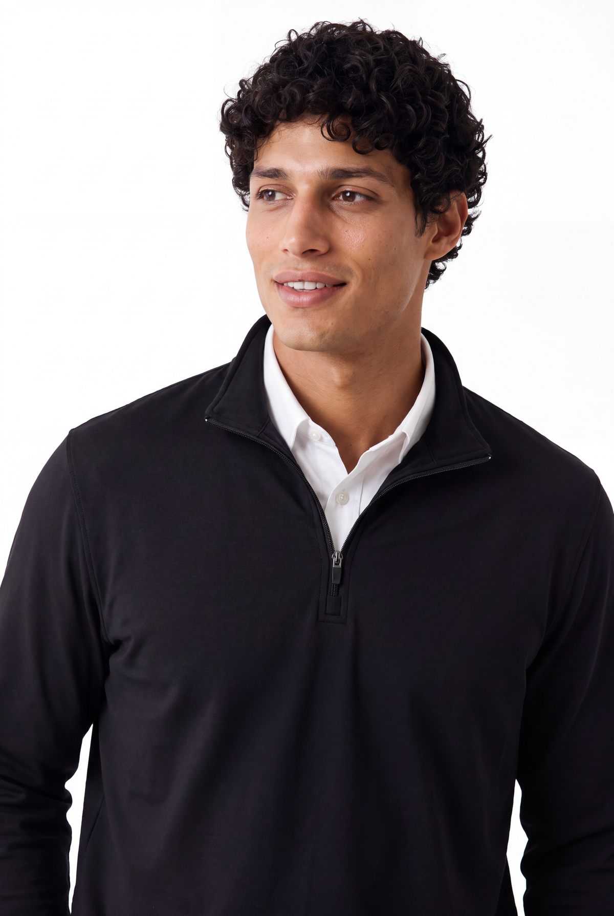 3 way stretch 2-in 1 quarterzip